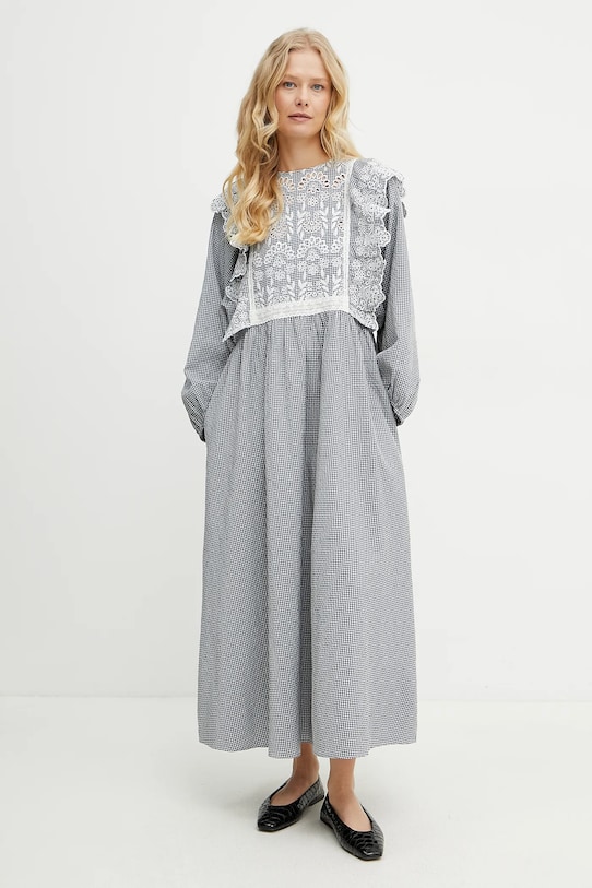 Weekend Max Mara rochie midi bleumarin 2515221011600