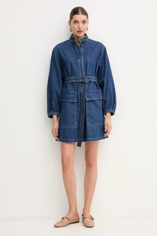 Φόρεμα τζιν Weekend Max Mara 2515221021600 σκούρο μπλε SS25