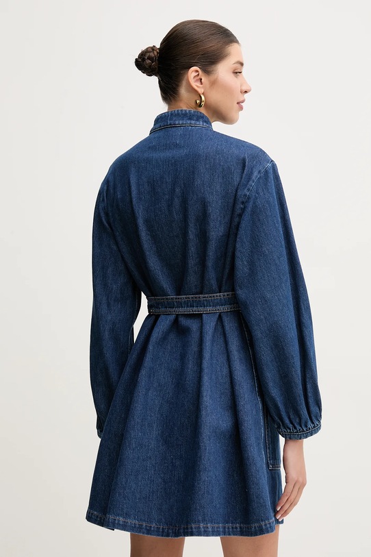 Odzież Weekend Max Mara sukienka jeansowa 2515221021600 granatowy