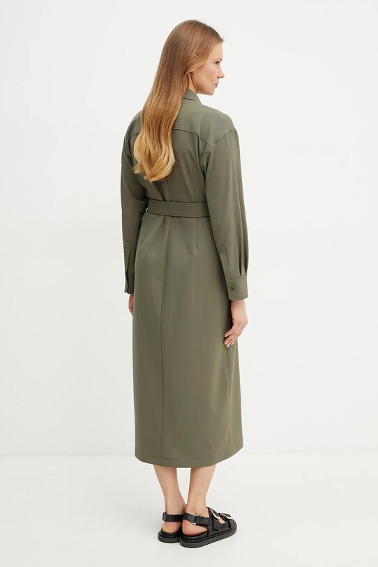 Odzież Weekend Max Mara sukienka z domieszką wełny 2515221071600 zielony