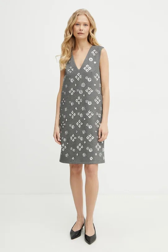Weekend Max Mara sukienka 2515621081600 szary SS25
