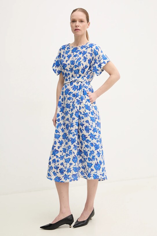 Oblečení Hedvábné šaty Weekend Max Mara 2515221092600 modrá