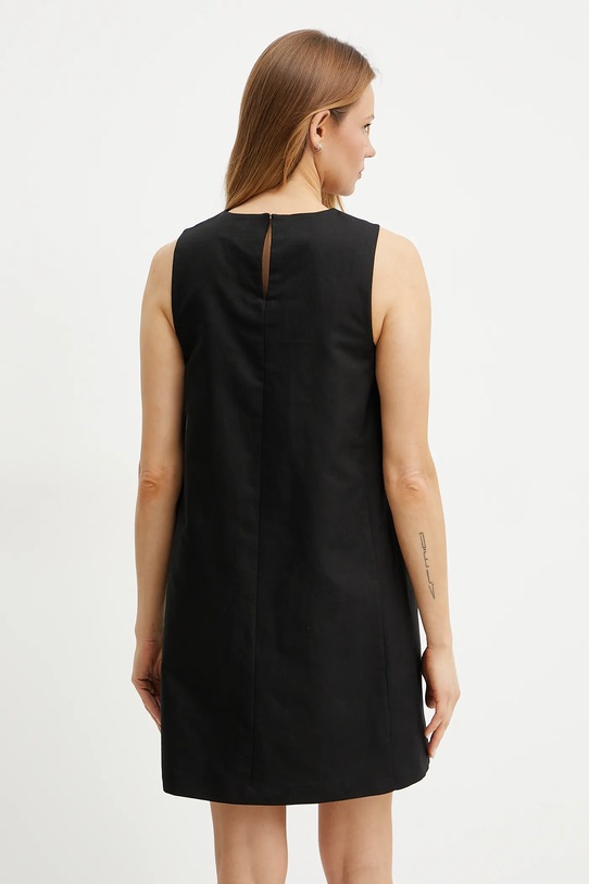 Oblečení Šaty s příměsí lnu Weekend Max Mara 2515221102600 černá