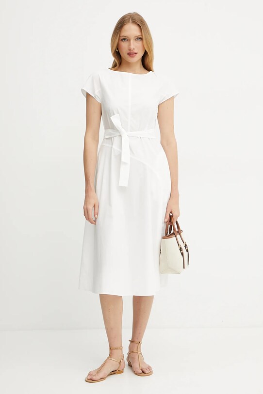 Weekend Max Mara pamut ruha 2515221142600 fehér SS25