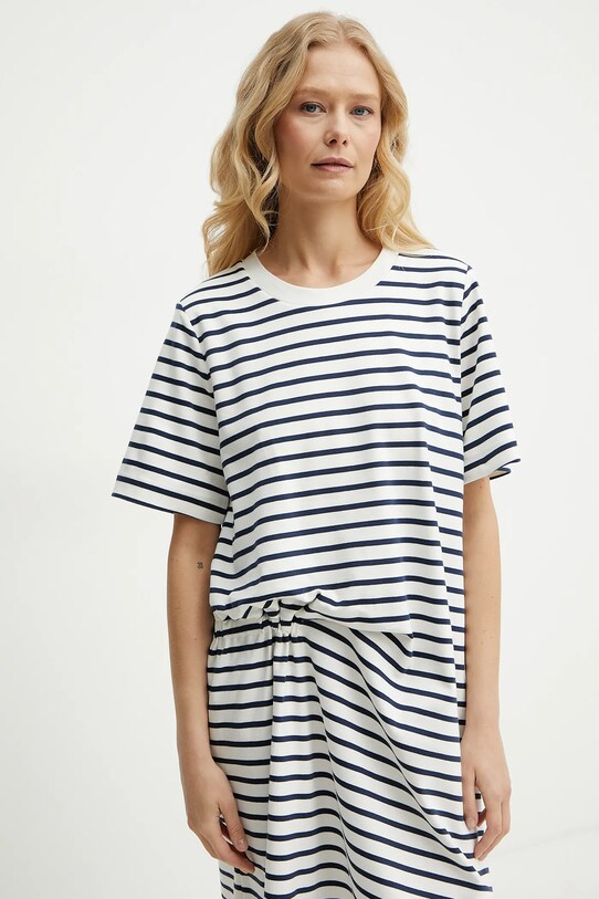 Weekend Max Mara sukienka bawełniana 2515621012600 biały SS25