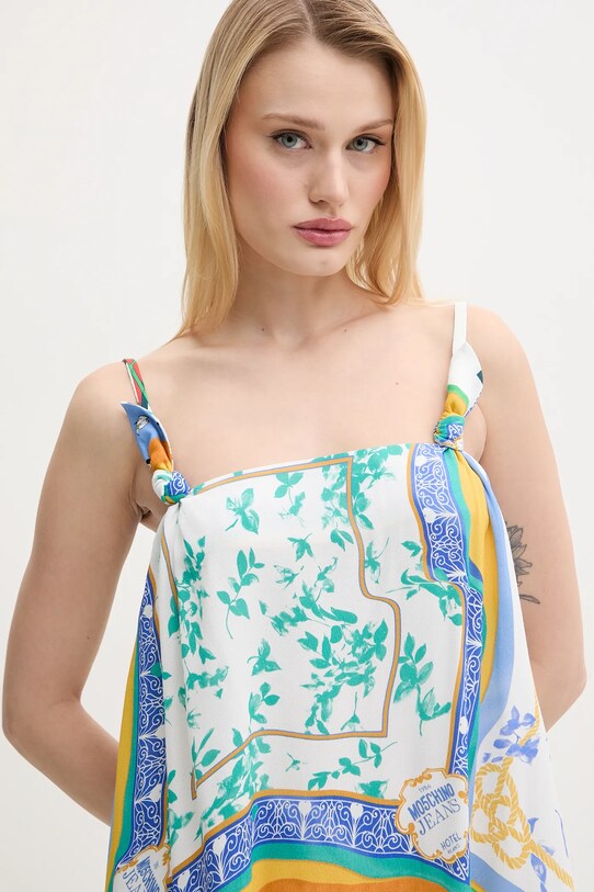 Šaty Moschino Jeans biela 0467.3735