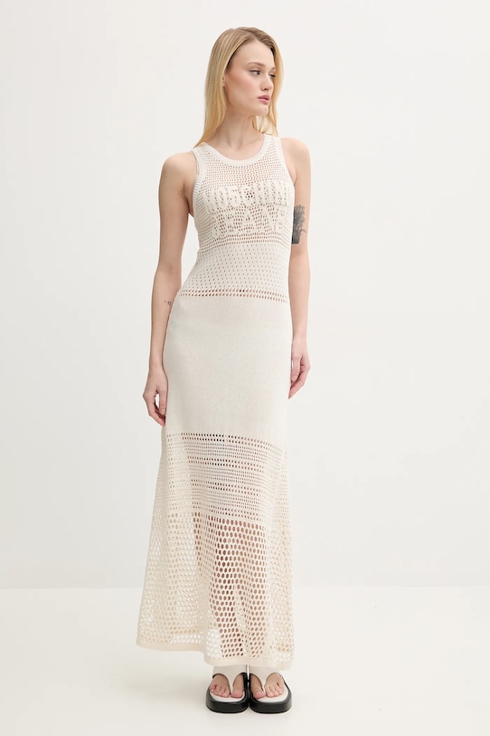 Moschino Jeans rochie maxi bej 0481.3701