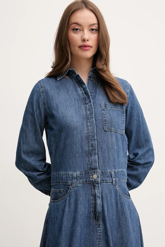 Джинсова сукня United Colors of Benetton блакитний 4RZKDV0B5