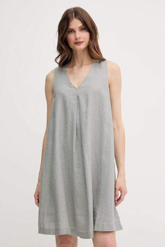 United Colors of Benetton rochie din in mini gri 4AGHDV0AX