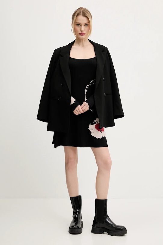 Desigual sukienka BRUJAS 25SWVK07 czarny SS25