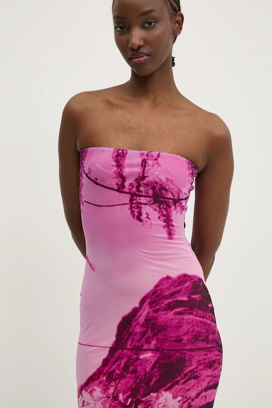Desigual rochie LAKECOMO L 25SWVK39 roz SS25