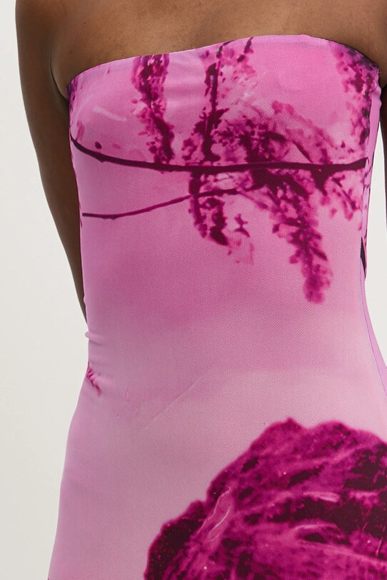 Desigual sukienka LAKECOMO L różowy 25SWVK39