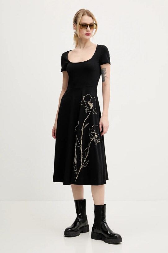 Рокля Desigual NAPOLES 25SWVK09 черен SS25