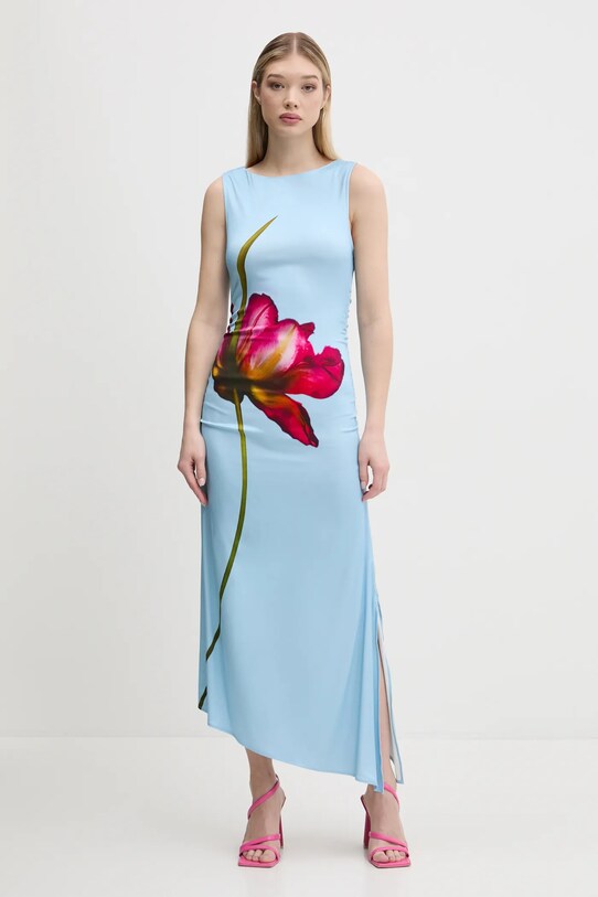 Šaty Desigual REIMS potlač modrá 25SWVW07