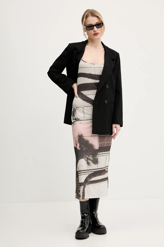 Desigual sukienka SHELLEY 25SWVK56 beżowy SS25