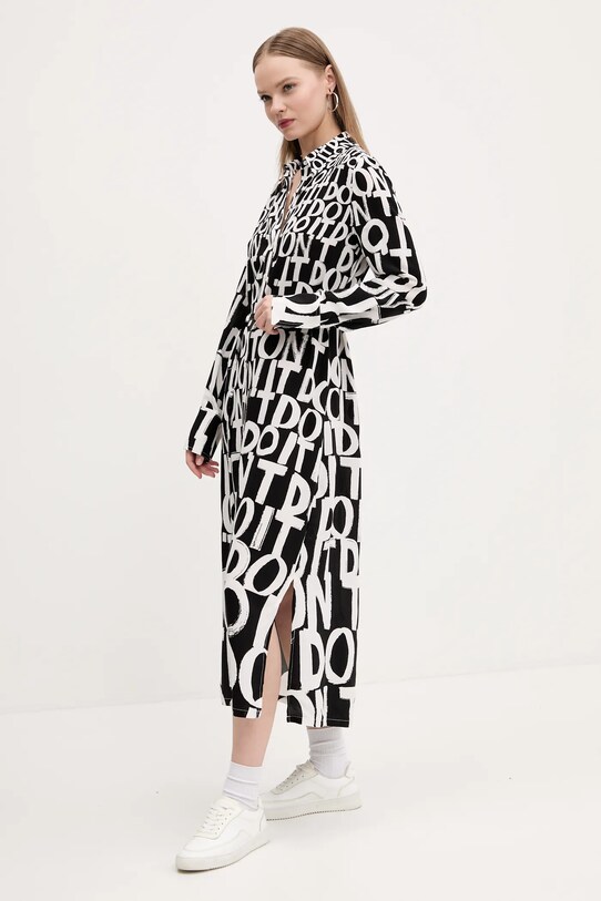 Îmbrăcăminte Desigual rochie TRIPOLI 25SWVW40 negru