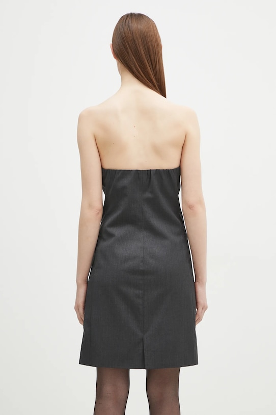 Clothing Samsoe Samsoe wool blend dress Saellen F24400132 gray