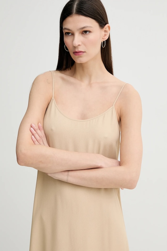 Obleka Filippa K bež 31176.FK