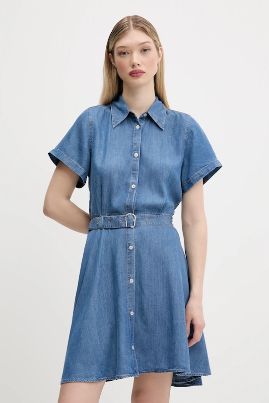 Φόρεμα HUGO casual μπλε 50538862