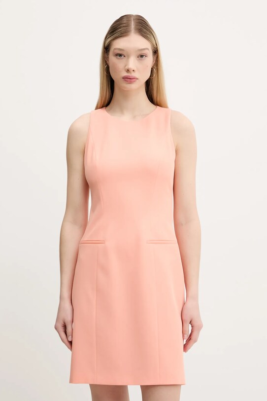 HUGO rochie mini portocaliu 50540249
