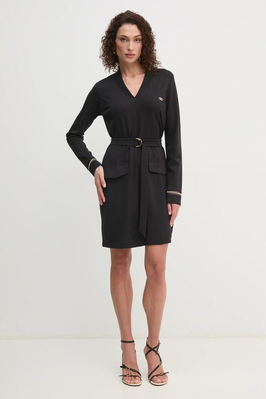 Liu Jo rochie TA5017.JS182 negru SS25