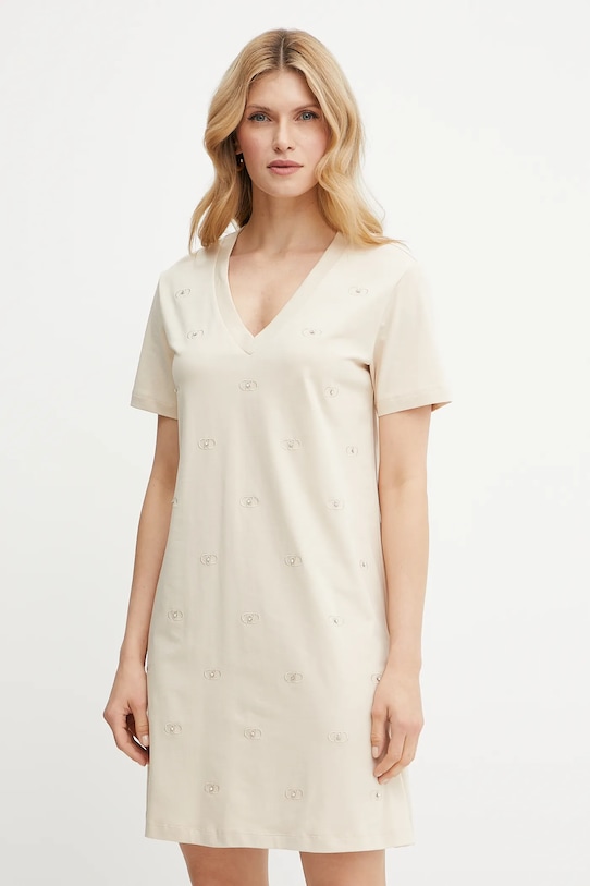 Liu Jo rochie mini bej TA5192.JS088