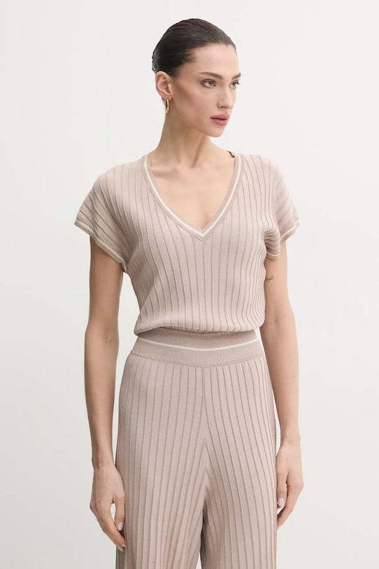 Liu Jo kombinezon beżowy TA5213.MS014