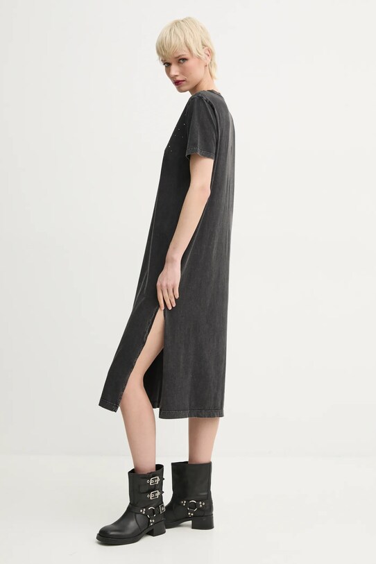 ZADIG&VOLTAIRE rochie din bumbac JWDR01069.21 negru SS25