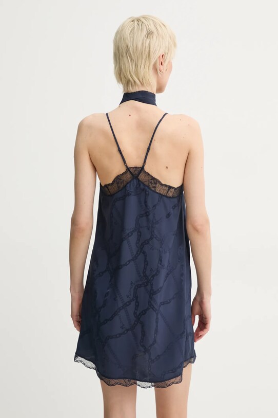 Îmbrăcăminte ZADIG&VOLTAIRE rochie de matase WWDR02421.404 bleumarin