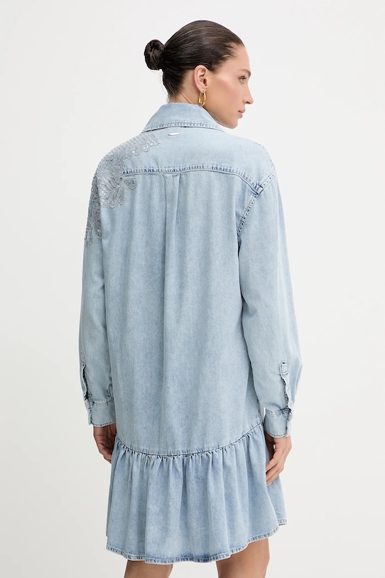 Îmbrăcăminte Liu Jo rochie din denim UA5129.D4851 albastru