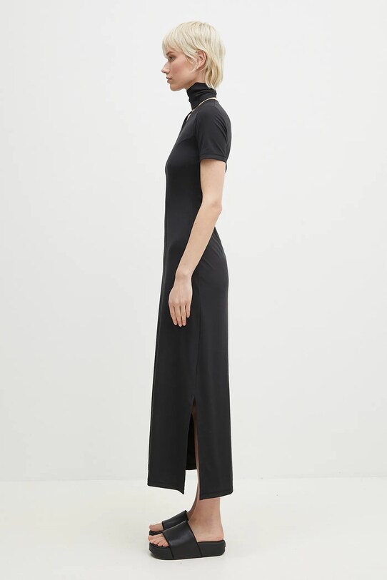 Y-3 sukienka Fitted Neck Closure Dress JI7088 czarny SS25