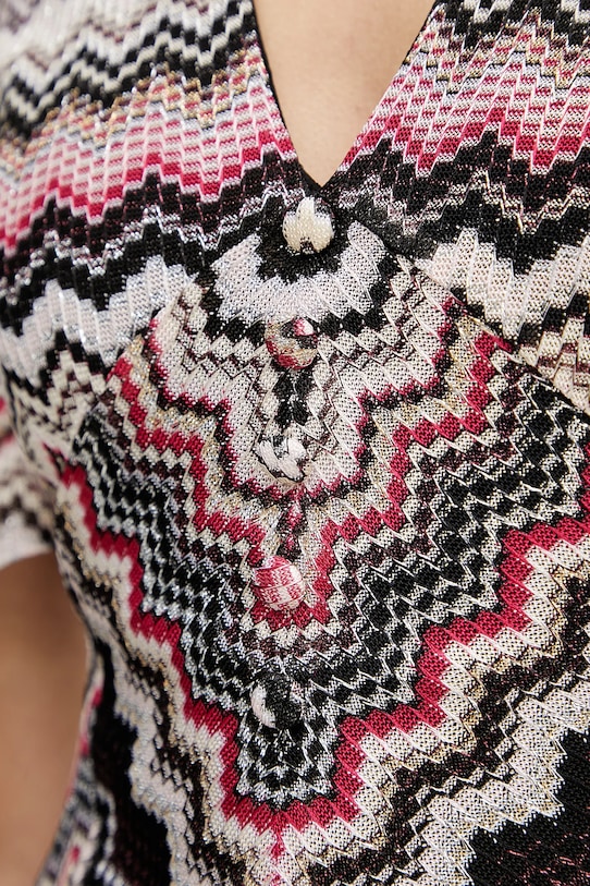 Missoni sukienka DS25SG1J.BR00ZV beżowy