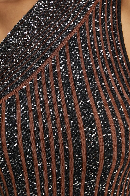 Φόρεμα Missoni DS25SG12.BK042F μαύρο