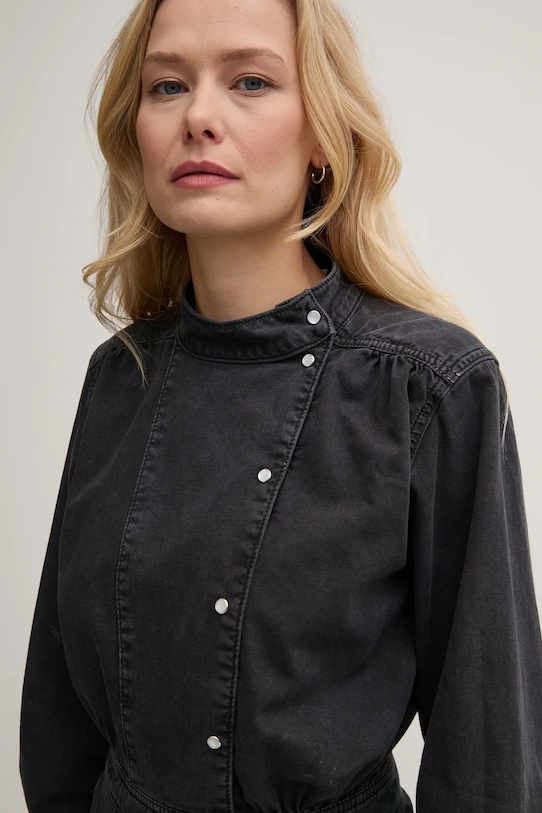 Džínové šaty BA&SH BAKIE 1E25BAKI šedá