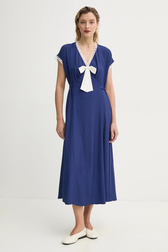 The Sleeper rochie BWDR03P004B bleumarin SS25
