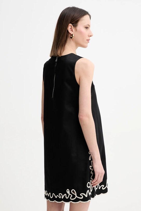 Одежда Хлопковое платье BOSS Orange 50540370 чёрный