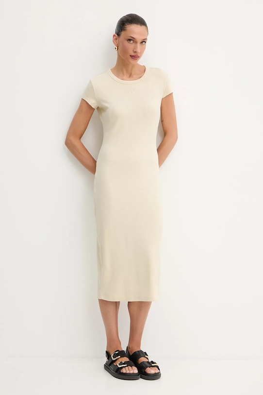 BOSS Orange rochie 50536979 bej SS25