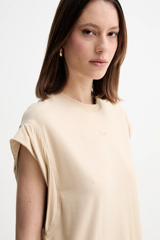 Φόρεμα BOSS Orange 50540442 μπεζ SS25