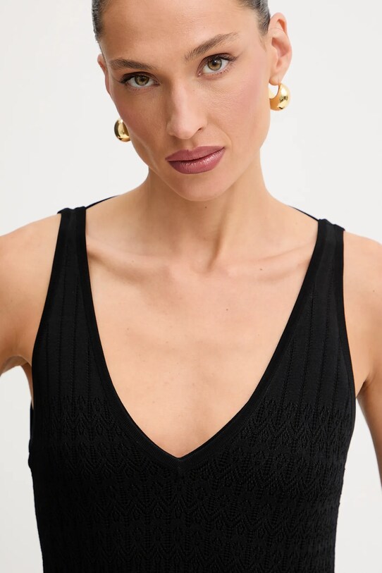 Šaty BOSS Orange černá 50535506