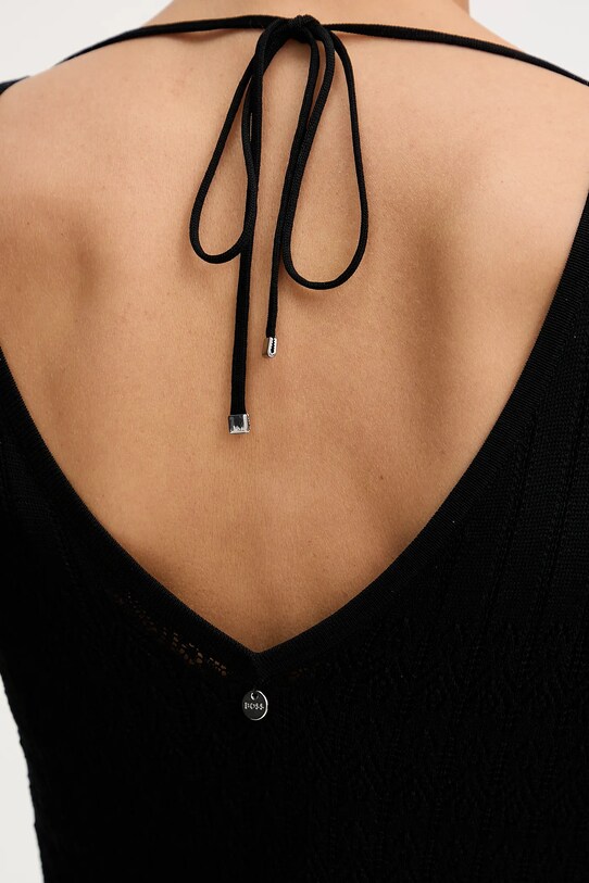 Šaty BOSS Orange 50535506 černá