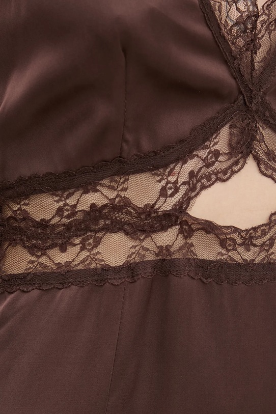 Never Fully Dressed sukienka Mimi NFDDR1830 brązowy