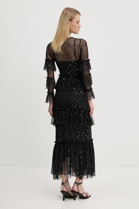 Дрехи Рокля Never Fully Dressed Star Mesh NFDDR1804 черен