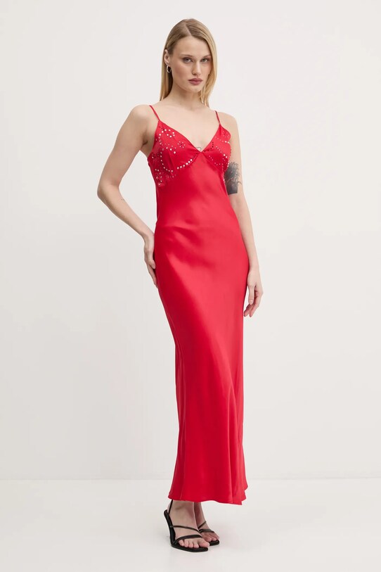 Never Fully Dressed vestito Gem Rhea rosso NFDDR1852