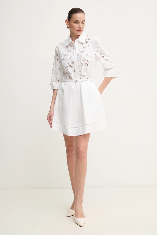 BOSS rochie 50535196 alb SS25