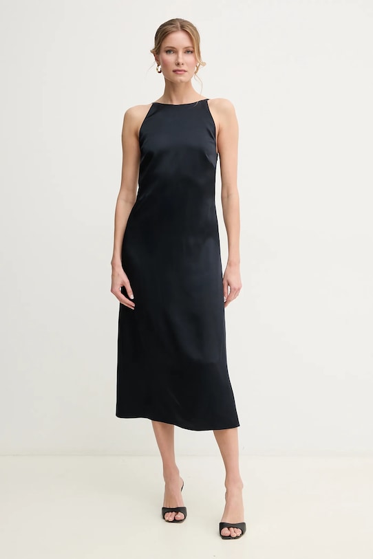 BOSS rochie midi bleumarin 50537667