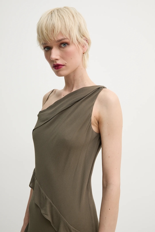 Samsoe Samsoe sukienka SAMOENA F25100180 zielony