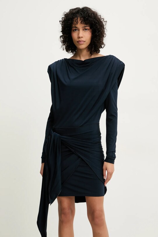 Rotate sukienka 1137022318 granatowy SS25
