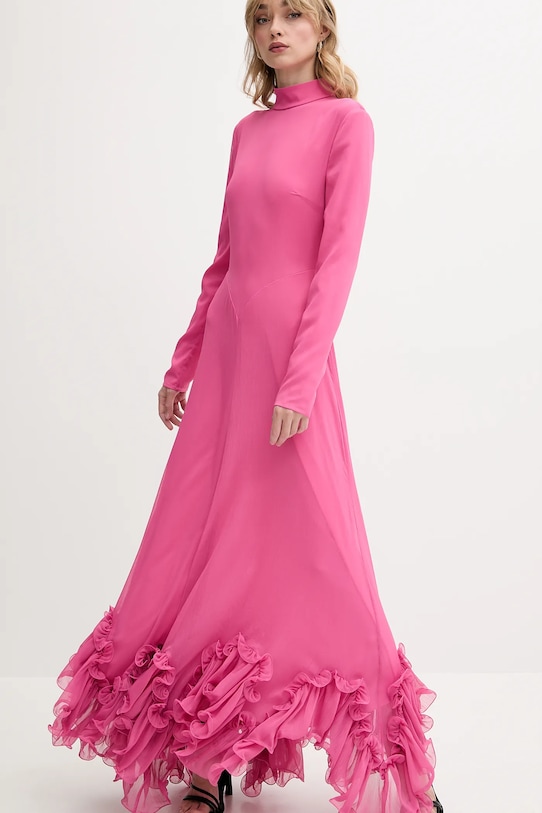 Rotate sukienka różowy 113977504