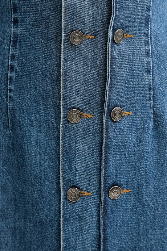 Rotate sukienka jeansowa 1140741602 niebieski