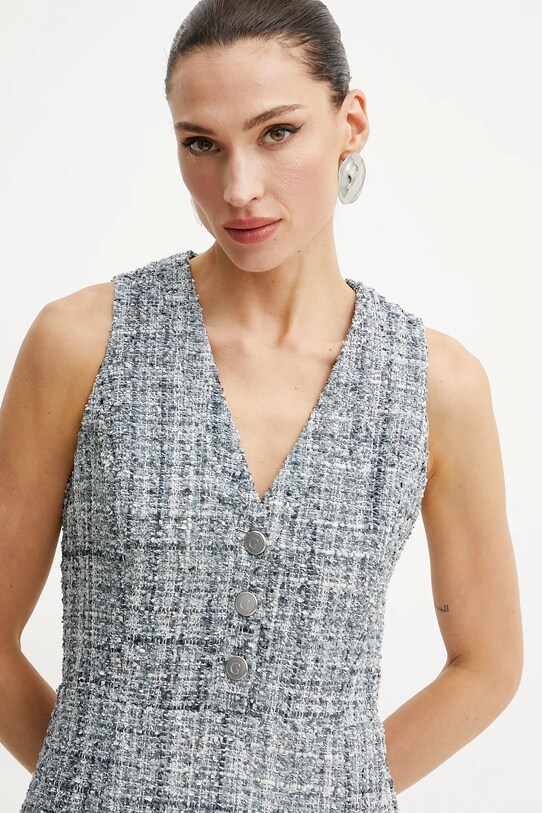 Obleka Guess SADIE mornarsko modra W5GK0E.WH7I0